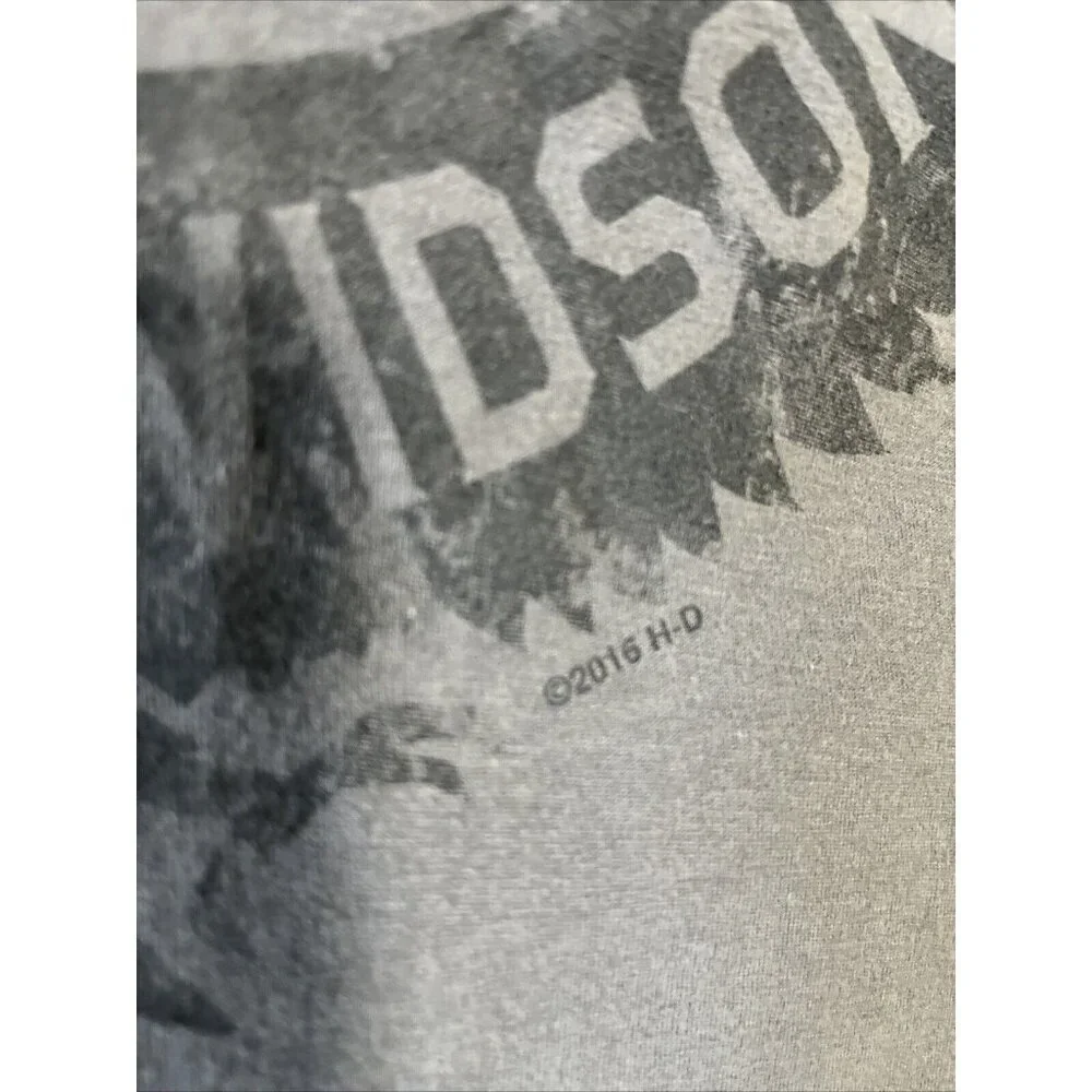 Harley Davidson T-shirt Mens 2XL Grey 2016 HD Savannah GA Timeless Legen… - Picture 5 of 9